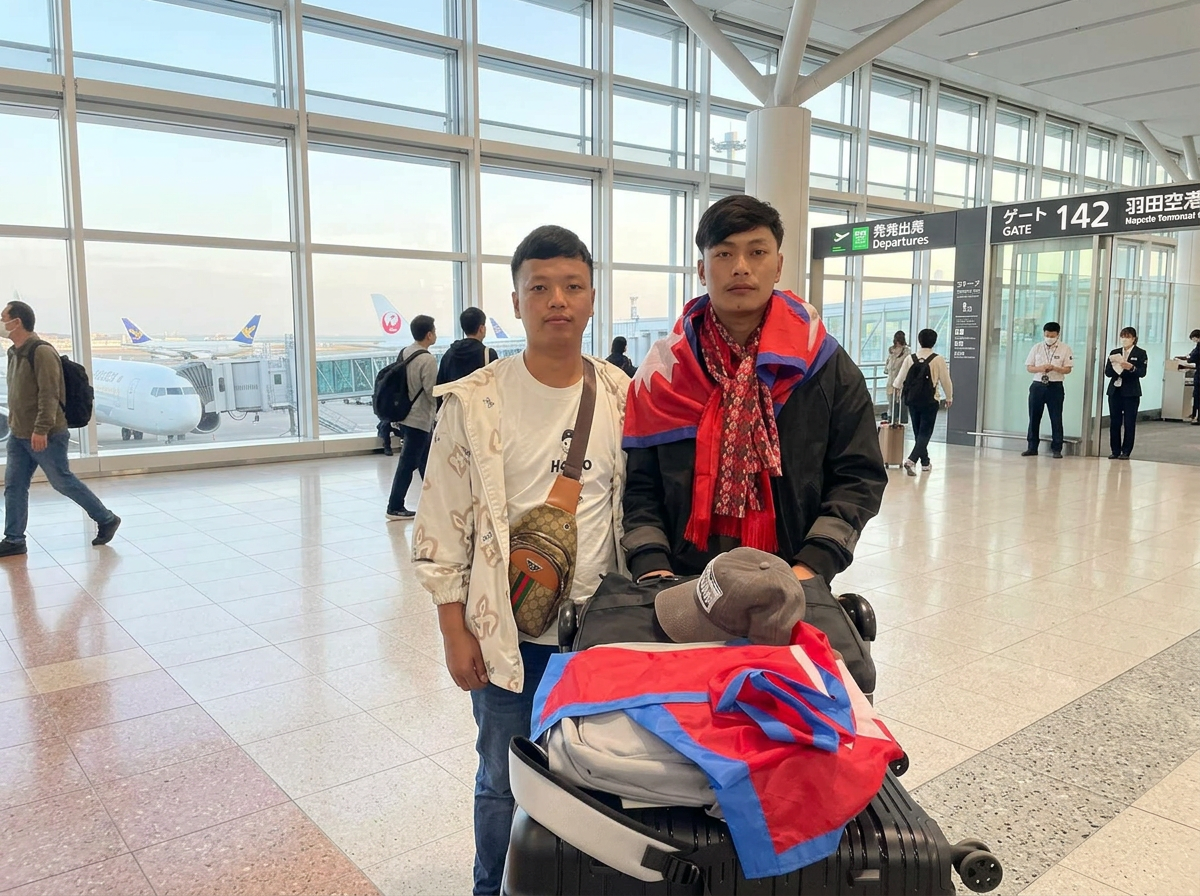 Yume students departing for Japan